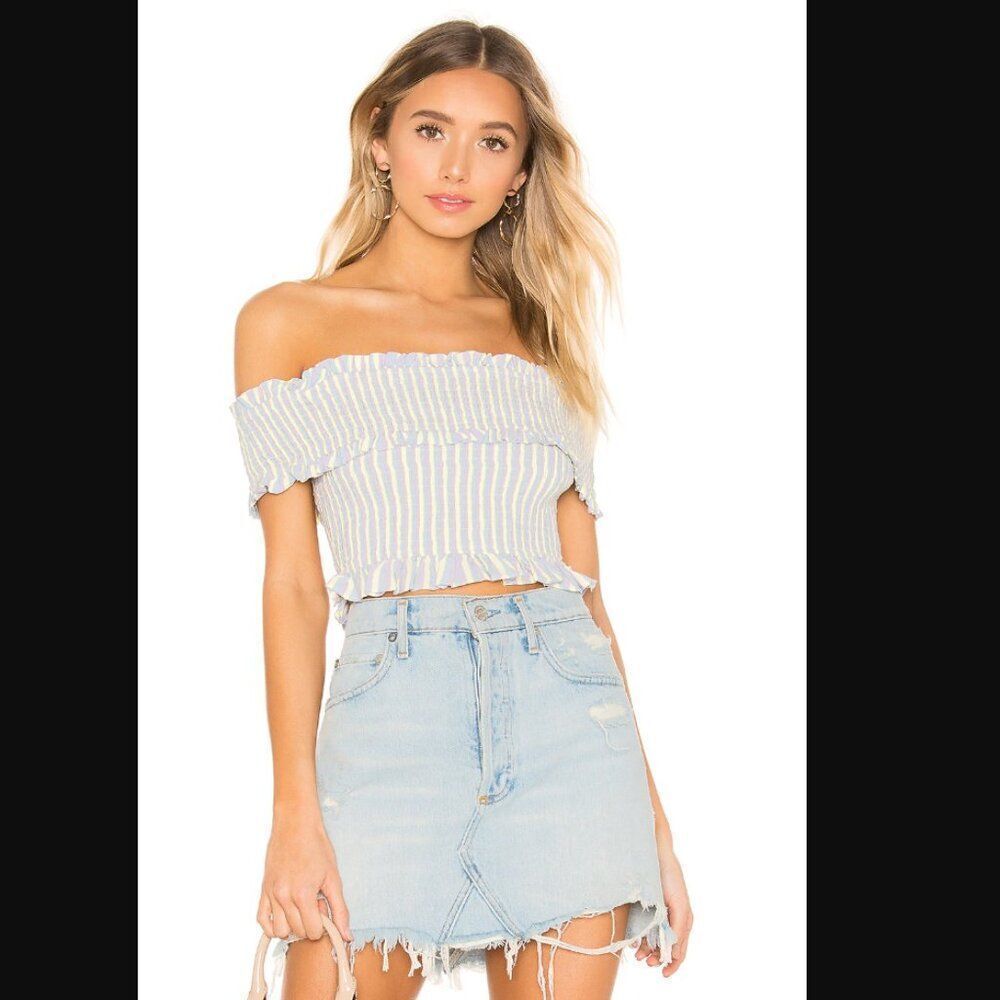 NWT Revolve x Lovers & Friends Josephine Top in Springtime Lavender | size L
